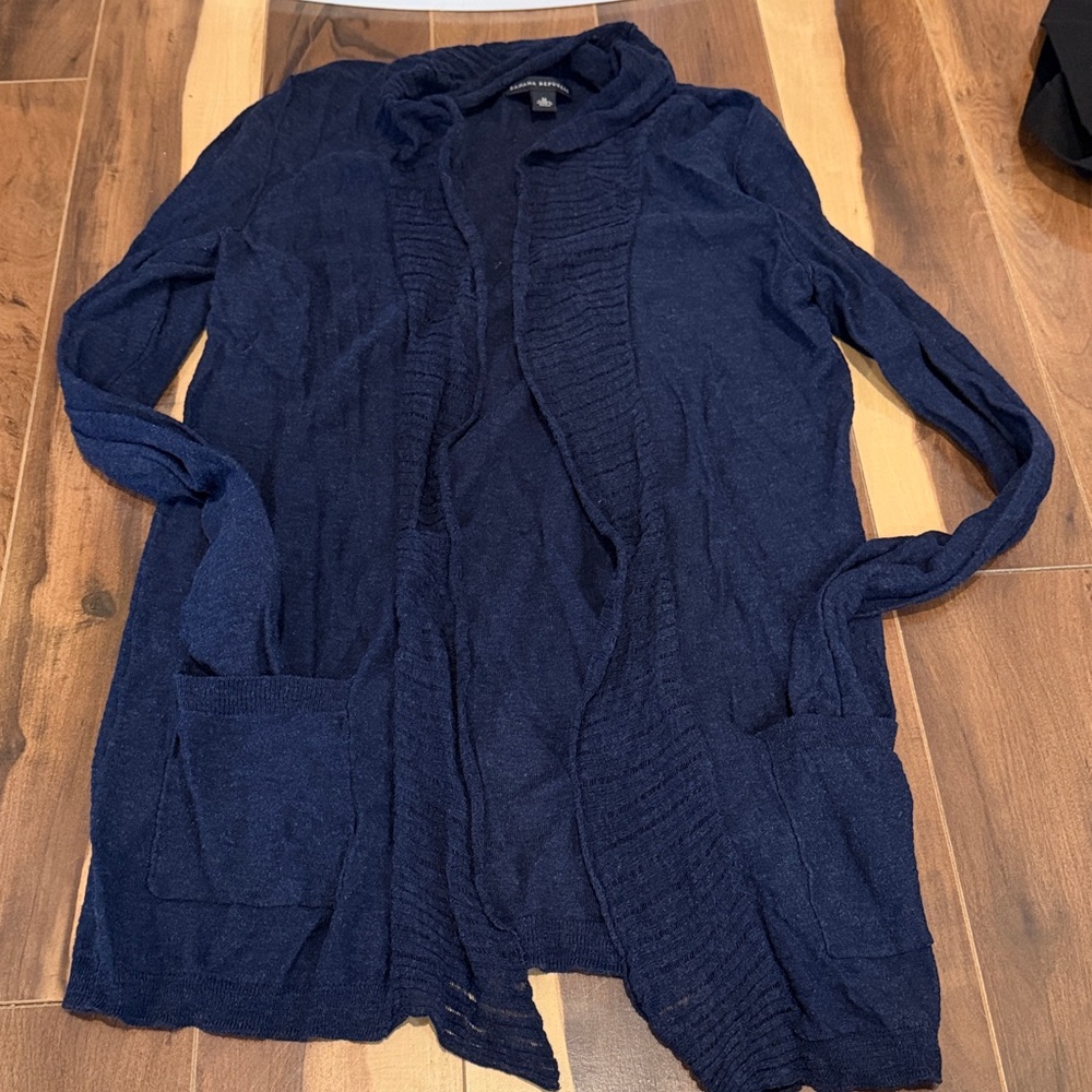 Banana Republic Deep Blue Cardigan